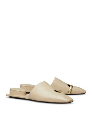 Women's Pierced Leather Mules by TORY BURCH