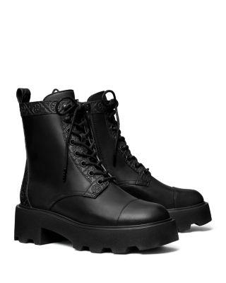 Women's T Monogram Lug Ankle Boots by TORY BURCH