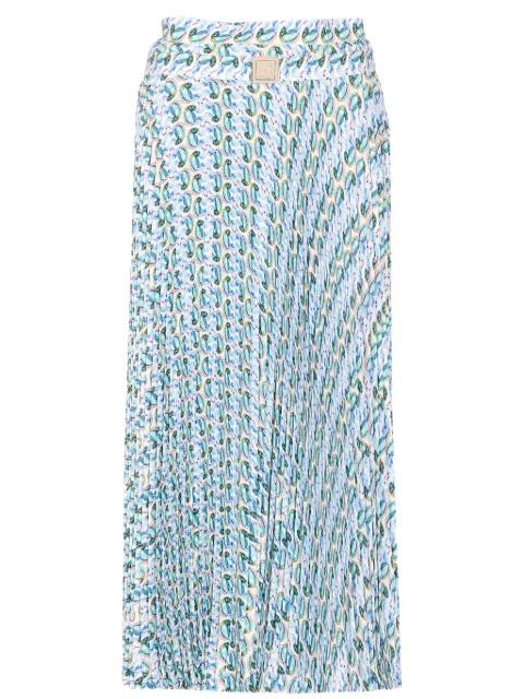 abstract-print maxi skirt by TORY BURCH