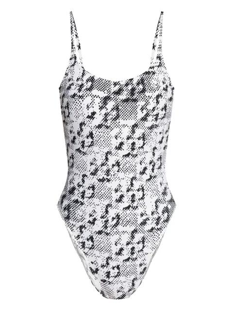 animal-print swimsuit by TORY BURCH
