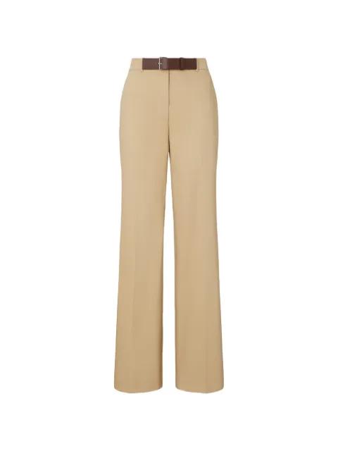 belted cotton trousers by TORY BURCH