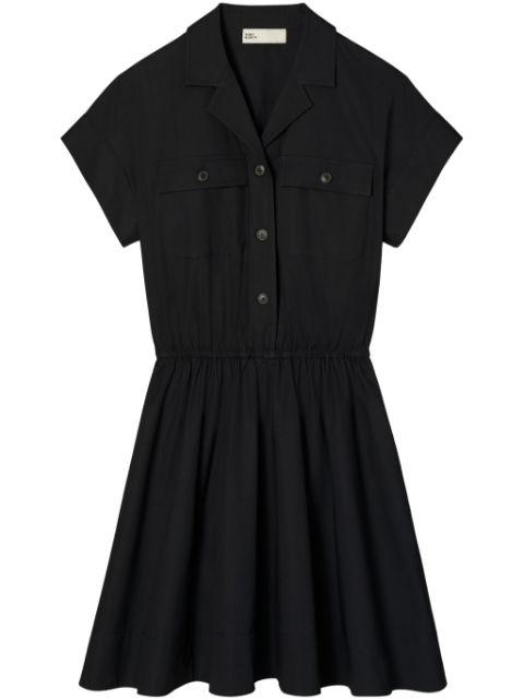 belted poplin shirt dress by TORY BURCH