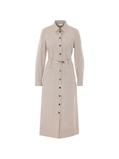 belted shirt dress by TORY BURCH
