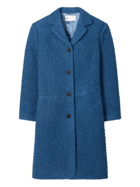 button wool coat by TORY BURCH