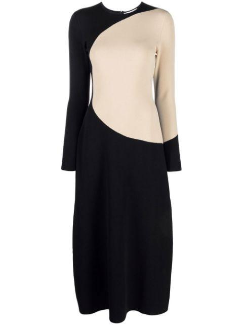 colour-block midi dress by TORY BURCH