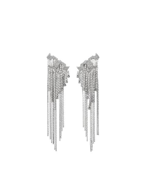crystal logo earring by TORY BURCH