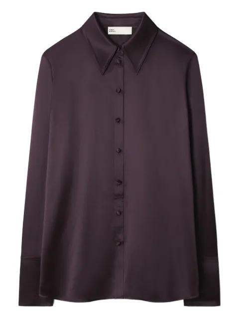 cuffed silk shirt by TORY BURCH