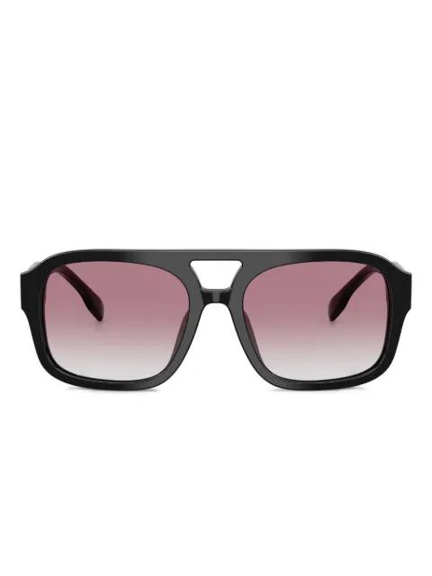 double-bridge square-frame sunglasses by TORY BURCH