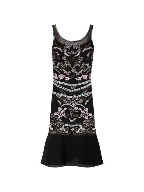 embellished mesh dress by TORY BURCH