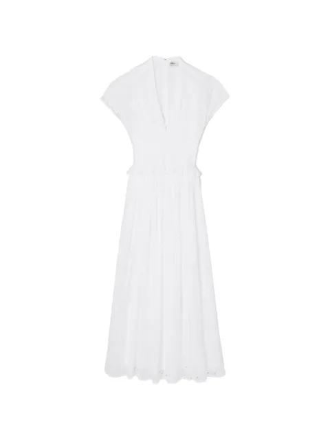 eyelet cotton maxi dress by TORY BURCH