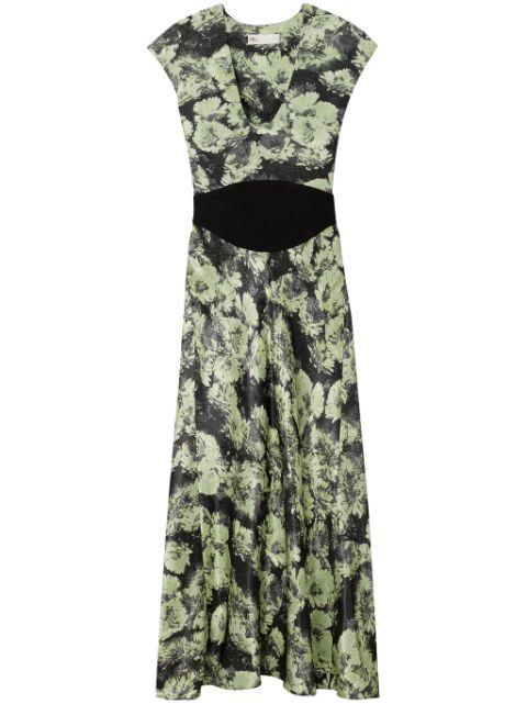 floral-print dress by TORY BURCH