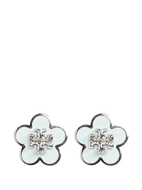 flower logo earrings by TORY BURCH