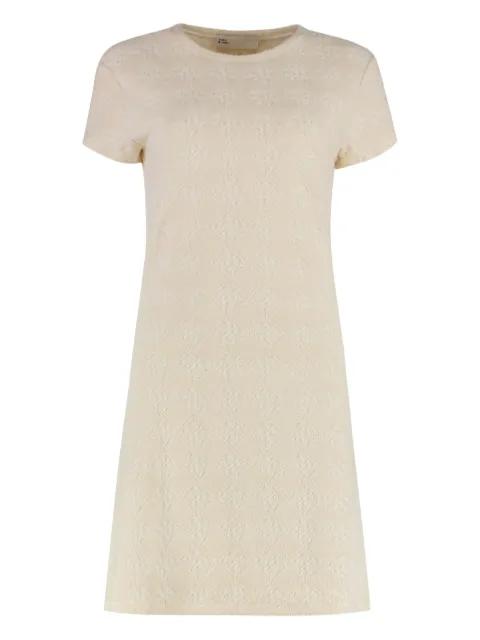geometric pattern dress by TORY BURCH
