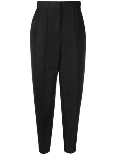 high-waisted tapered trousers by TORY BURCH