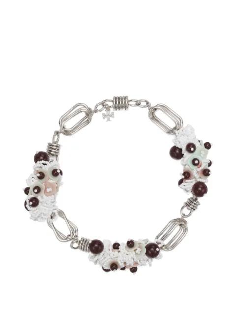 large runway beaded necklace by TORY BURCH