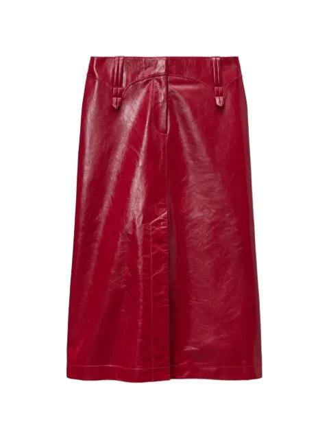 leather skirt by TORY BURCH