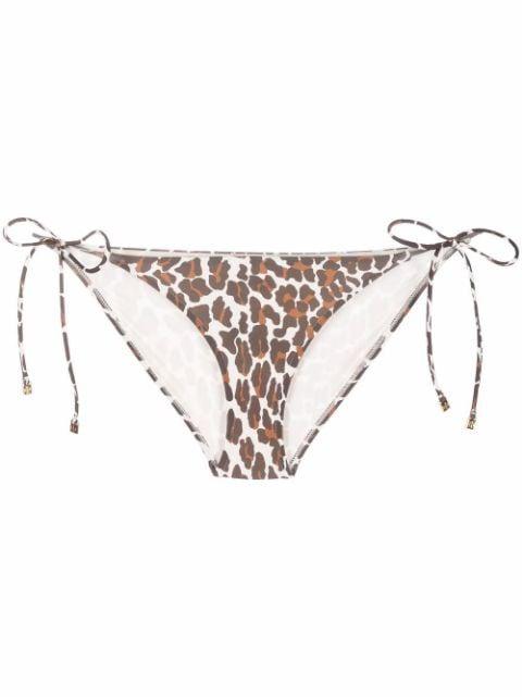 leopard-print bikini bottoms by TORY BURCH