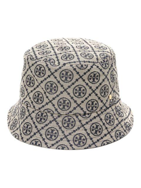 logo-jacquard bucket hat by TORY BURCH