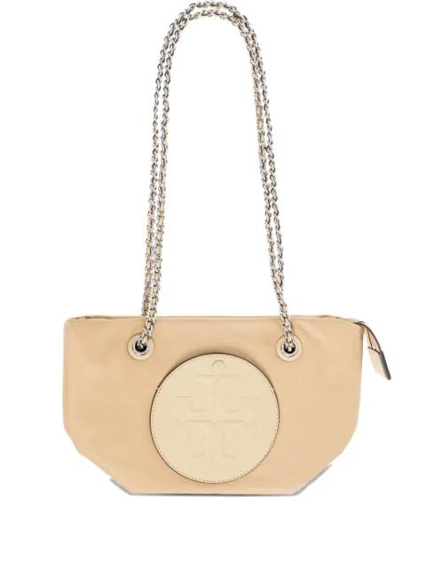 logo-patch chain tote bag by TORY BURCH