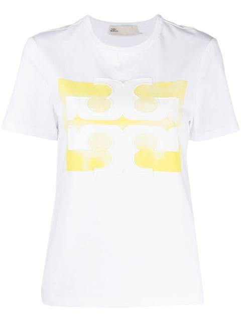 logo-patch cotton T-shirt by TORY BURCH