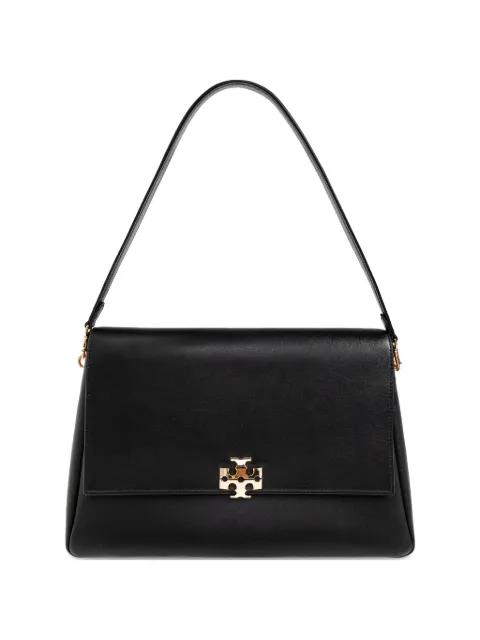 logo-plaque leather tote bag by TORY BURCH