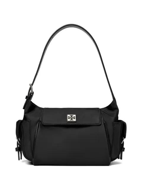 logo-plaque pocket-detail shoulder bag by TORY BURCH