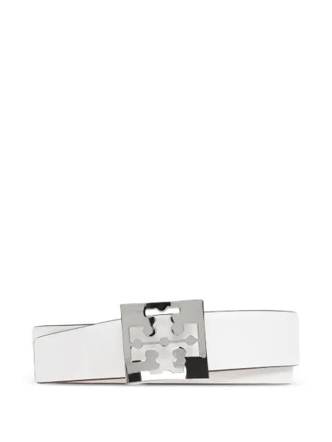 logo-plaque reversible belt by TORY BURCH