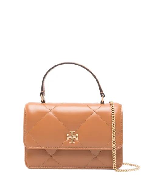 mini Kira diamond-quilted crossbody bag by TORY BURCH
