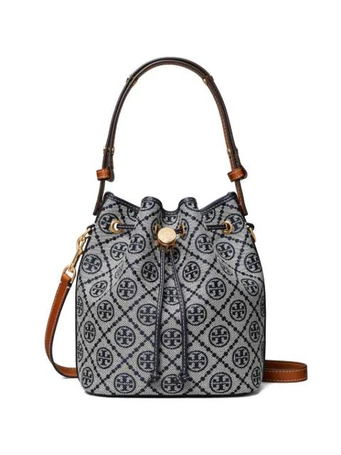 monogram bucket bag by TORY BURCH