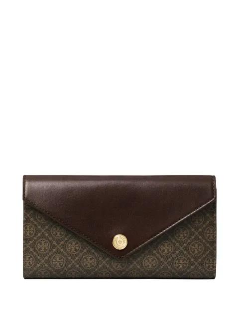 monogram-pattern wallet by TORY BURCH