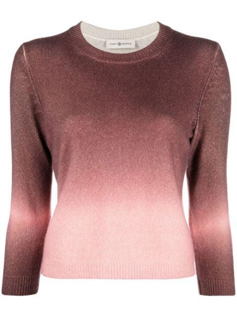 ombré-effect cashmere jumper by TORY BURCH