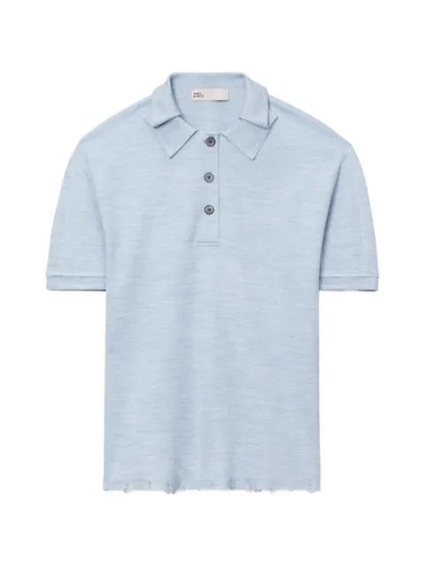 oversized silk polo by TORY BURCH