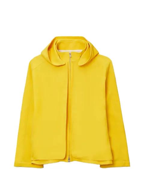oversized waxed canvas jacket by TORY BURCH
