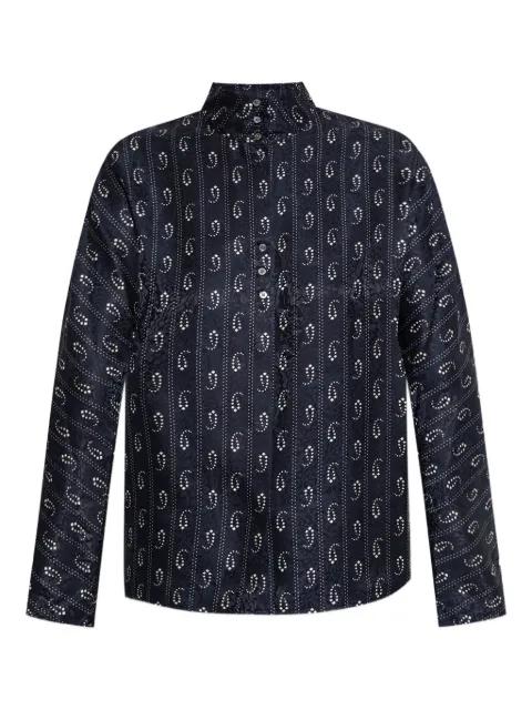 paisley print blouse by TORY BURCH