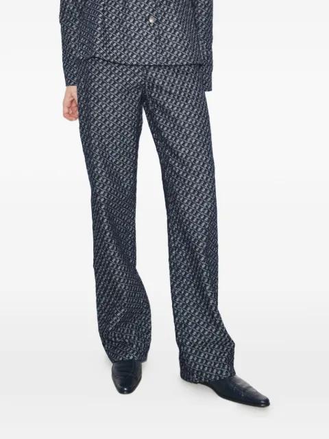 patterned straight-leg jeans by TORY BURCH