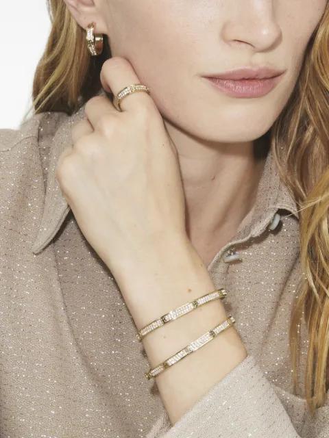pavé hoop earrings by TORY BURCH