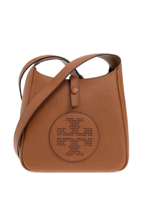 perforated-logo leather cross body bag by TORY BURCH