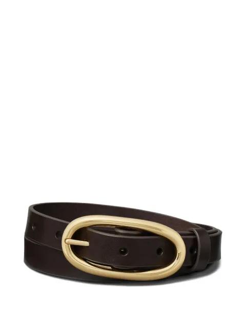 pierced large buckle belt by TORY BURCH