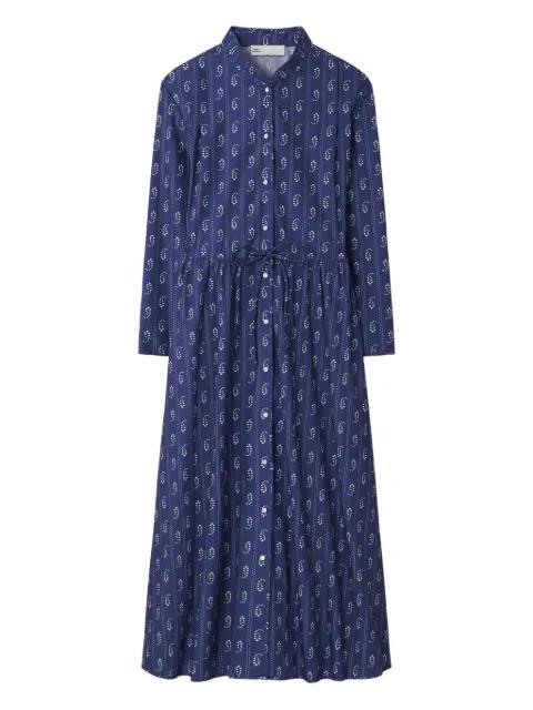 printed cotton beach dress by TORY BURCH
