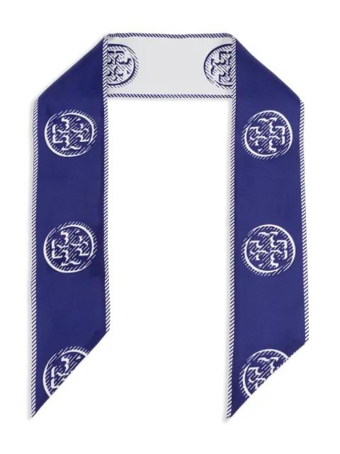 printed neck scarf by TORY BURCH