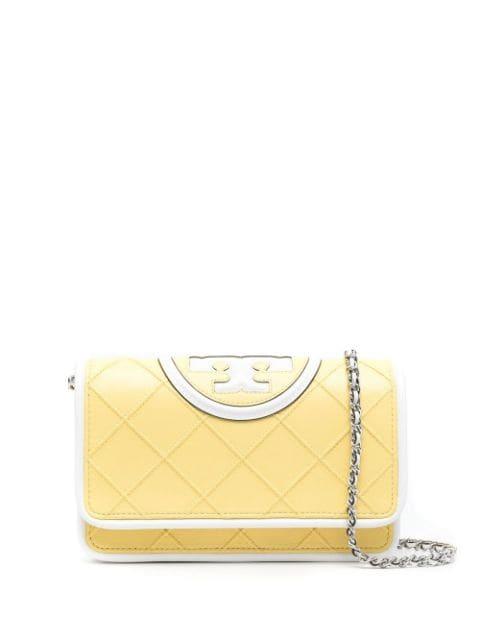 quilted leather crossbody bag by TORY BURCH