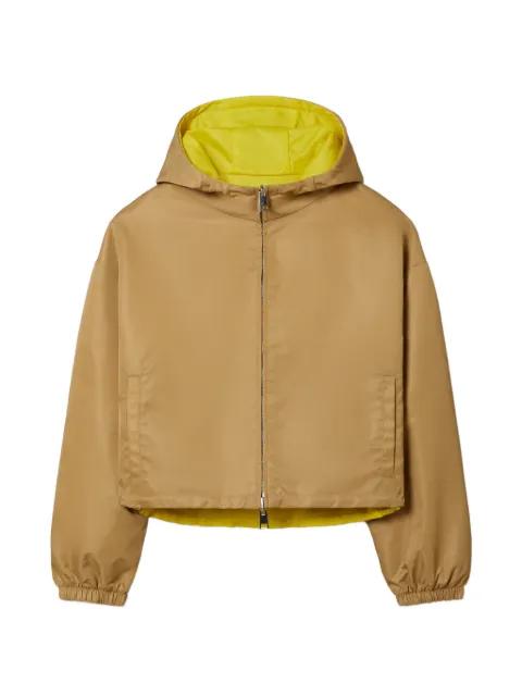 reversible cropped nylon jacket by TORY BURCH
