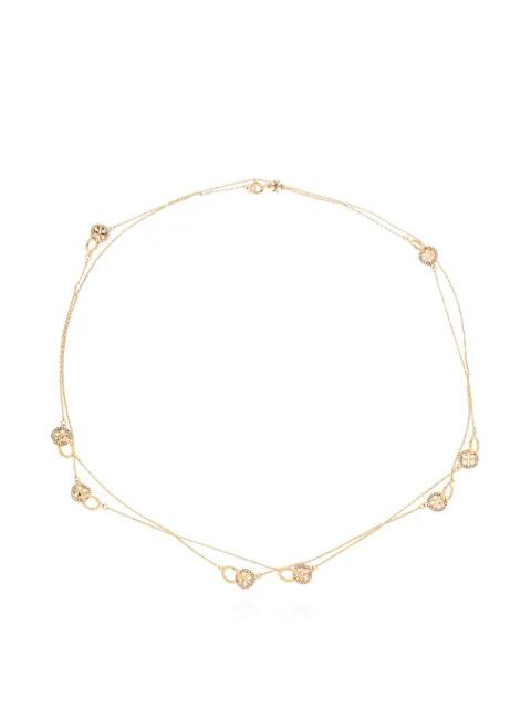 round-motifs long necklace by TORY BURCH