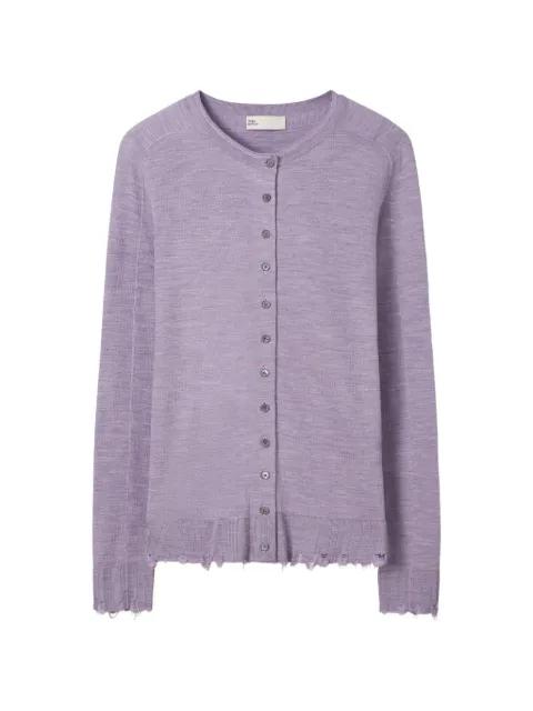 silk cardigan by TORY BURCH