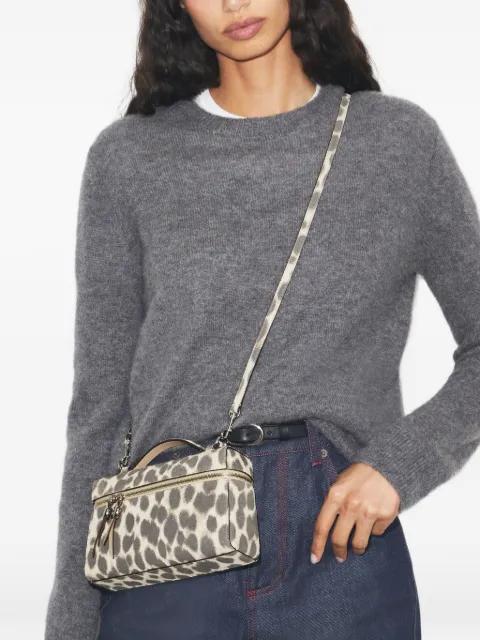 slim Romy suede top handle by TORY BURCH