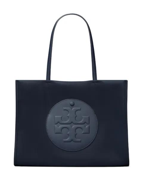 small Ella logo-embossed tote bag by TORY BURCH
