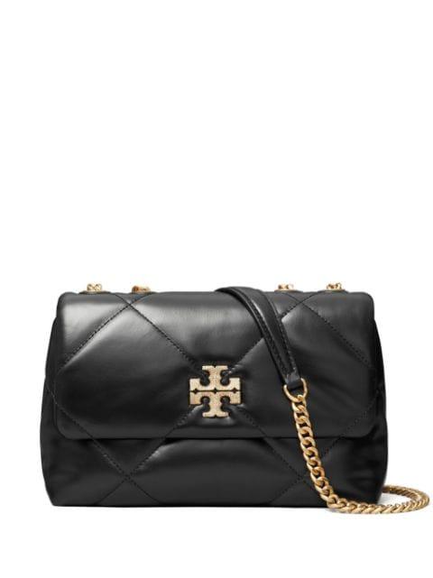 small Kira diamond-quilted pav� convertible shoulder bag by TORY BURCH