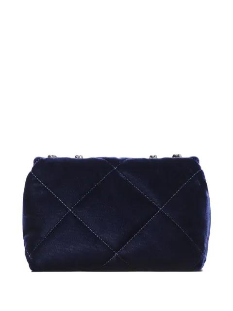 small Kira diamond-quilted velvet shoulder bag by TORY BURCH