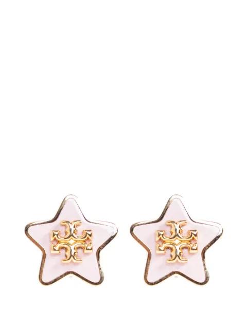 star-logo earrings by TORY BURCH