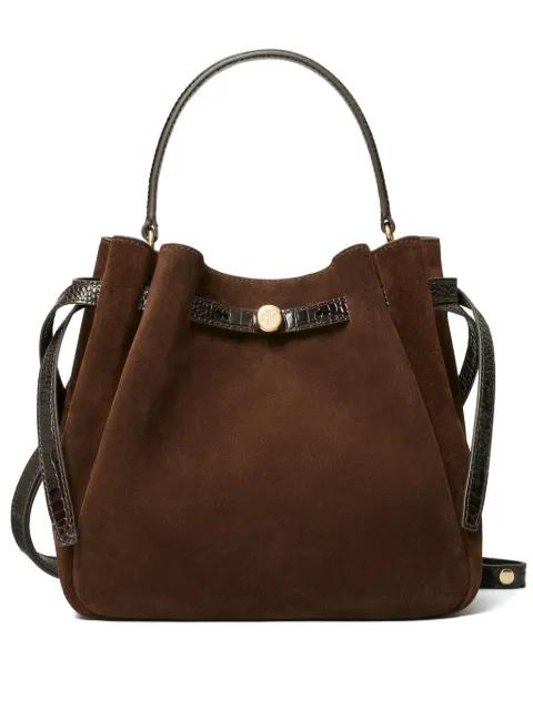 suede bucket bag by TORY BURCH